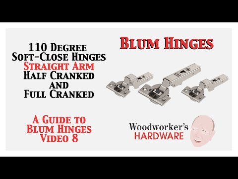 Видео: Серия петель Blum — расчет накладной петли с прямым плечом 110 градусов