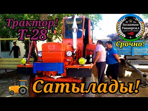 Видео: Т-28 ТРАКТОР САТЫЛАДЫ! #тахиаташ #гурлан #хорезм#каракалпакистан#казакстан#узбекистан#техника#ургенч