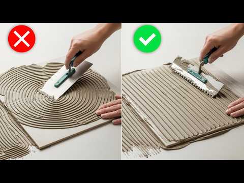 Видео: Плиточники не хотят, чтобы вы об этом знали! Устанавливайте плитки как профессионалы каждый раз