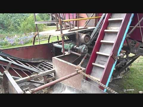 Видео: самодельный картофельный комбайн  (часть 5)
