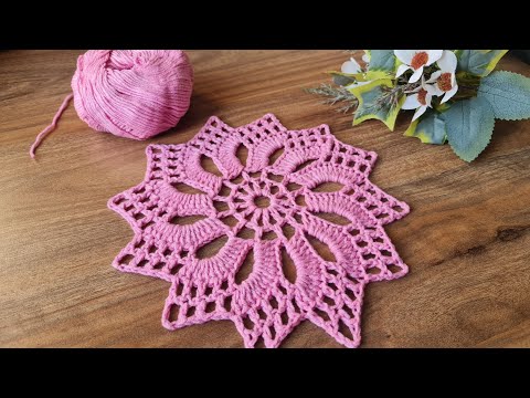 Видео: Легкое вязание крючком. Я связала 20 штук за 1 день. Мне очень понравилось.