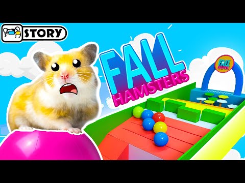 Видео: Хомяки в игре Фол Гайс 🐹 Хомура Хам Питомцы