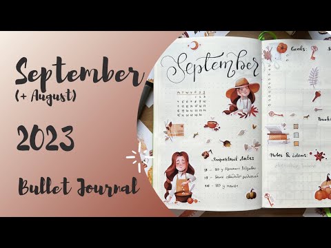 Видео: September - BuJo 2023 | Ежедневник на сентябрь