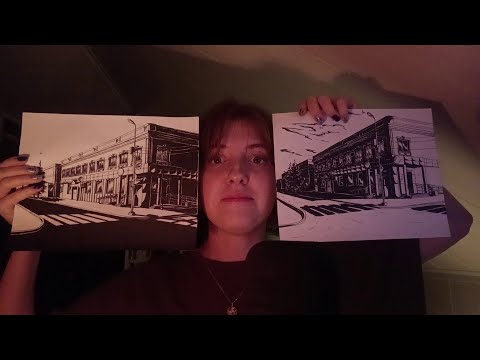 Видео: АСМР Показываю рисунки 🌙 Спокойствие в бумажках