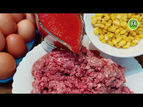 Видео: Беру фарш и банку кукурузы! Готовлю вкусный и полезный УЖИН за 30 минут в СКОВОРОДЕ.
