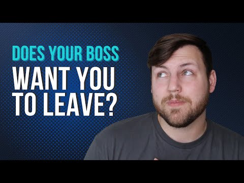 Видео: Признаки того, что ваш начальник хочет, чтобы вы ушли