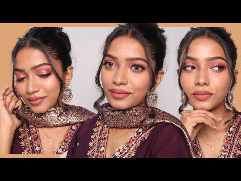 Видео: 🪔 ПРАЗДНИЧНЫЙ МАКИЯЖ ✨ Пошаговое руководство по макияжу 💕 Ханна Дэниел