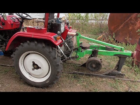 Видео: При ВСПАШКЕ Трактор Тянет в СТОРОНУ ! Как это Устранить !