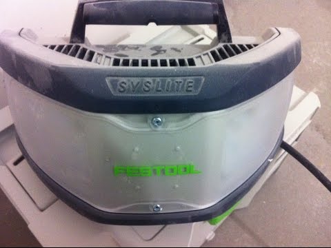 Видео: прожектор FESTOOL DUO