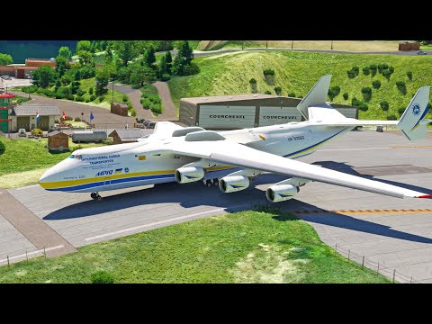Видео: Этот пилот — легенда! Ан-225 взлетел с невозможной полосы!