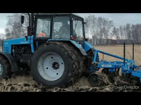 Видео: Чизельный плуг Сварог ПЧ 2,5 & Беларус 1221