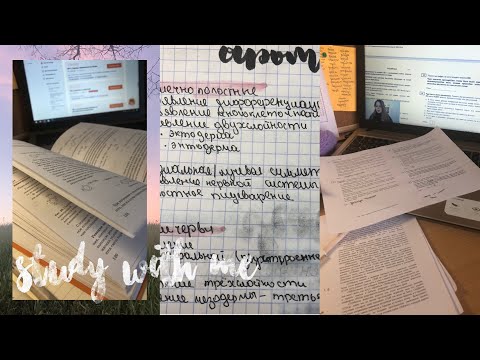 Видео: Study with me|| мои каникулы||учись со мной 📝