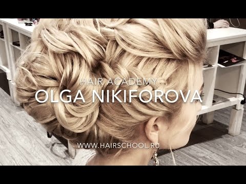 Видео: Выпуск #3 Как Сделать Высокую прическу в стиле "A la Russe" из Кос и Локонов M/L