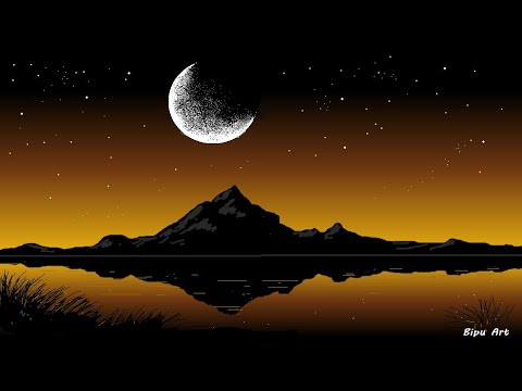 Видео: Рисуем в Ms Paint | Рисование в Ms Paint | Рисование на компьютере | Рисование пейзажей | Как рис...