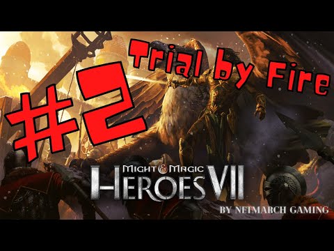 Видео: Прохождение Heroes of Might and Magic 7 Trial by Fire #2