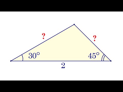 Видео: По силам каждому ★ Найдите стороны треугольника на рисунке