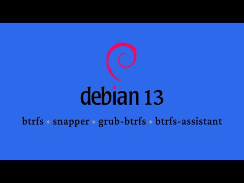 Видео: Настройка «Time Machine» в Debian 13 — простой откат BTRFS