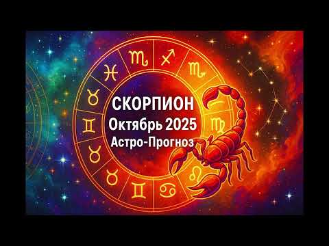 Видео: Скорпион    прогноз на  октябрь 2025 года
