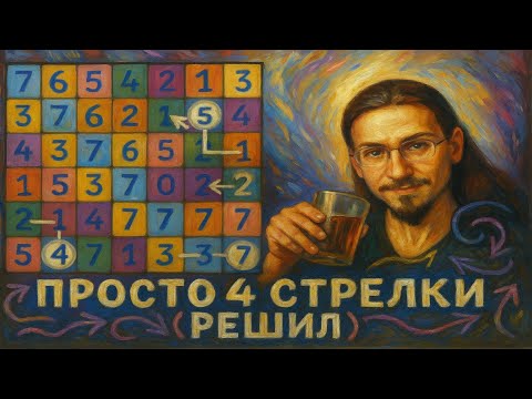 Видео: 41 - Решаю судоку - (решил) - Просто 3 стрелки - Ссылка на судоку в описании