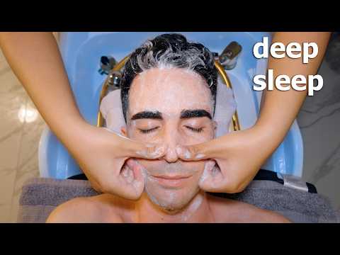 Видео: ASMR: Я был в отключке 😴 Расслабляющий тайский водный массаж Headspa для глубокого сна