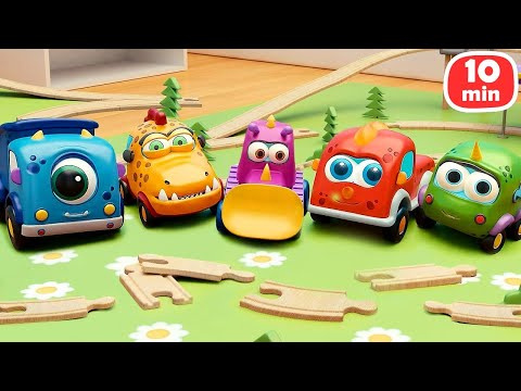Видео: Мультики про машинки. Лучшие серии с машинками Мокас для малышей.