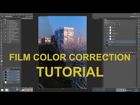 Видео: Film Сolor Сorrection in Photoshop