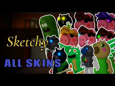 Видео: Sketchy — витрина всех скинов | Roblox