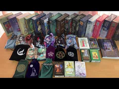 Видео: Моя коллекция колод Таро ч. 11 💙 Колоды издательства Llewellyn.