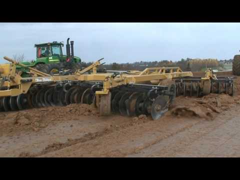 Видео: Дисковая борона ROME Plow работа над созданием дороги