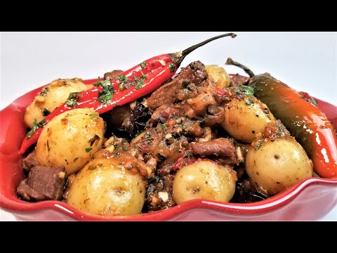 Видео: Жаркое из баранины. Рецепт Димы Кулинахера. Lamb stew. English Subtitles.