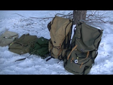 Видео: Мои таежные рюкзаки. Обзор снаряжения.