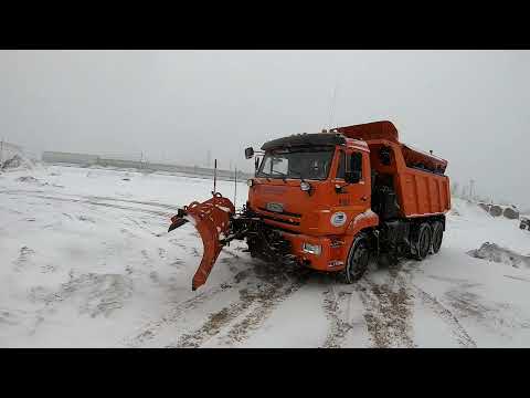 Видео: Работа на камазахКДМ в снегопад. ГУДСПкурортное!