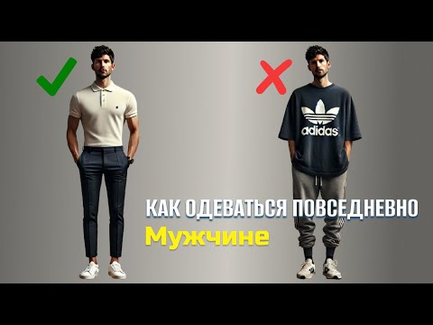 Видео: Как одеваться повседневно взрослому мужчине. (Хватит одеваться как подросток!)