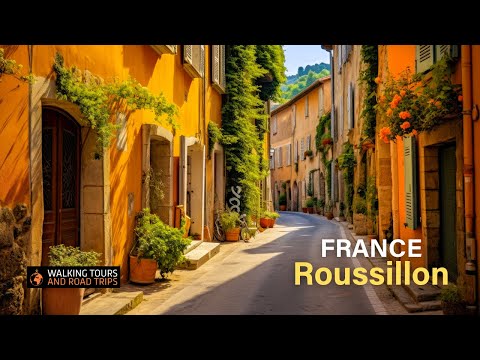 Видео: Руссильон 🇫🇷 Экскурсия по красивой французской деревне 🌞 Самые очаровательные деревни Франции 💖 4k
