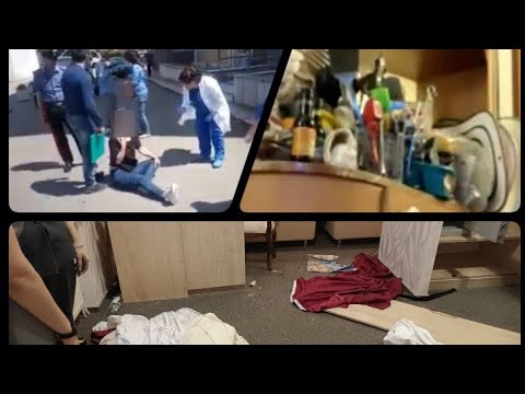 Видео: Укaинскине беженцы в отеле Рима. Позвонили мне, настучали друг на друга. 