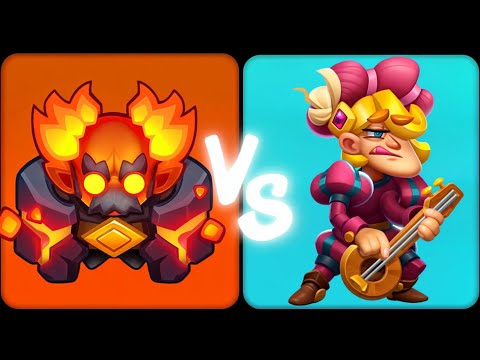 Видео: RUSH ROYALE | МЕТЕОРИТ ( 4510%) VS БАРД (7058%) | PVP RUSH ROYALE