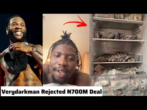 Видео: Veryadarkman отклонил предложение НПО на 700 миллионов найр, а парень из Burna сказал, что только...
