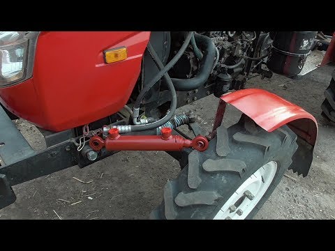 Видео: Гидроцилиндр 40*25*160 от Комбайна для ГУРа Трактора !