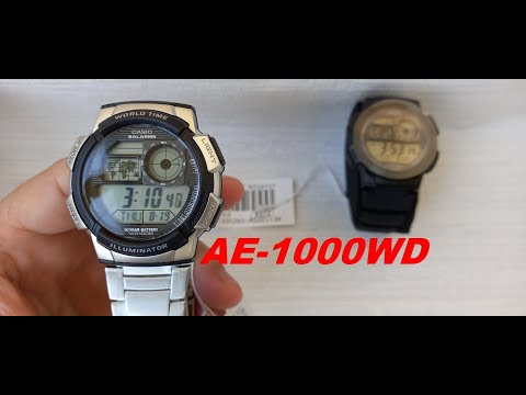 Видео: AE-1000WD-1A  и  AE-1000W-2A2  CASIO