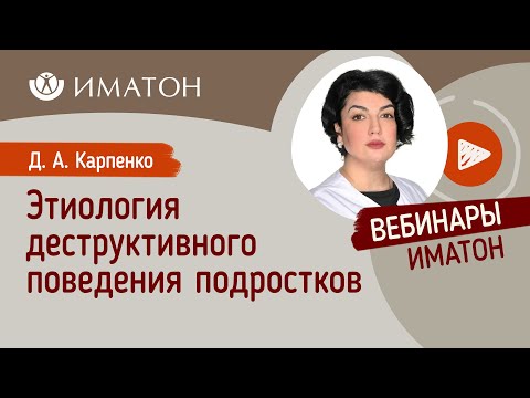 Видео: Этиология деструктивного поведения подростков
