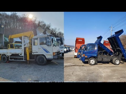 Видео: Ю Корея хундай  5т манипулятор ж/б