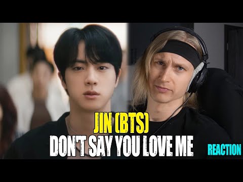Видео: Jin Don't Say You Love Me (BTS) | reaction | Звукорежиссер смотрит | #jin #mp_tube #bts