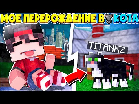 Видео: МОЁ ПЕРЕРОЖДЕНИЕ В КОТА В МАЙНКРАФТЕ #1 Я  СТАЛ КОРОЛЕМ КОТОВ!?