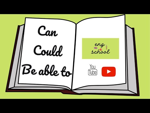 Видео: Модальный глагол can, could. Употребление be able to.