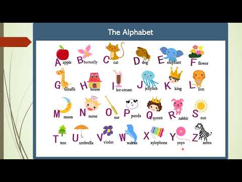Видео: Алифбои Забони Англисӣ 😎 (Навор аз Дарси 1. / Дарси пурраро аз саҳифа бинед) #english #забонианглиси