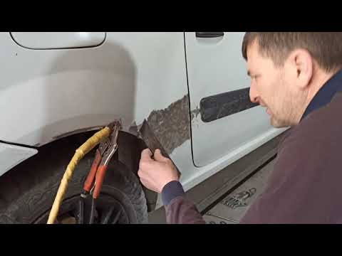 Видео: Лада Ларгус рихтовка крыла