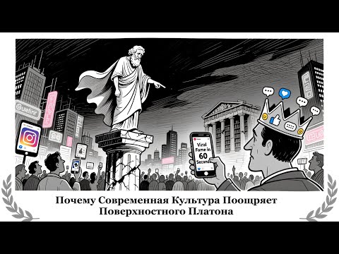 Видео: Почему Современная Культура Поощряет Поверхностного Платона 💭📱