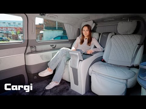 Видео: Новый Mercedes V-class! VIP офис на колесах в Москве!