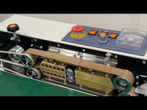 Видео: НОВИНКА! Роликовый запайщик с шириной ленты 2,5 см