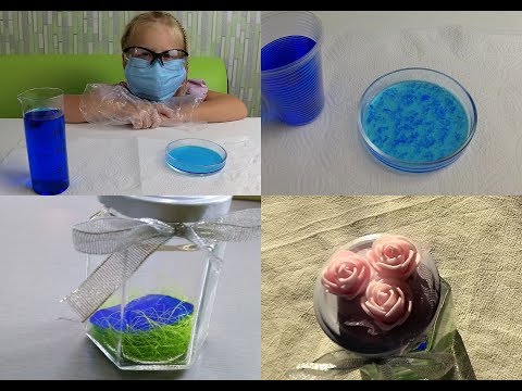 Видео: Кристалл из медного купороса. Crystal of copper sulfate